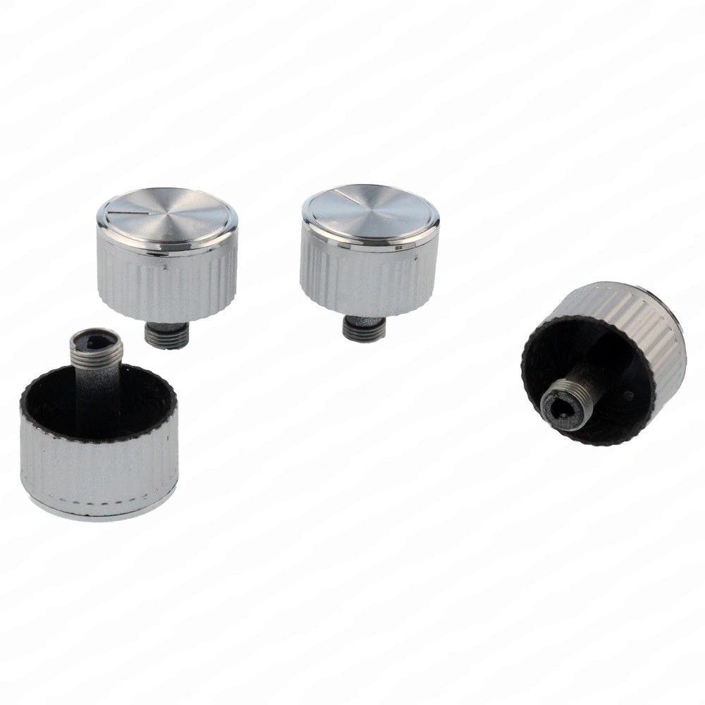 KG0051120 Набор ручек для плиты серебристые (длин, спираль) Universal set ustu ocak dugme inox KG0051120 kg3 1 500x500 - KG0051120 Набор ручек для плиты серебристые (длин, спираль)