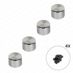 dugme takimi inox insortlu KG0051593 kg1 150x150 - KG0050593  Набор ручек для плиты серебр
