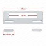 universal buzdolabi kapak kolu 1 150x150 - Ручка холодильника универсальная белая
